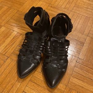 Black Zara Flats. Excellent Condition